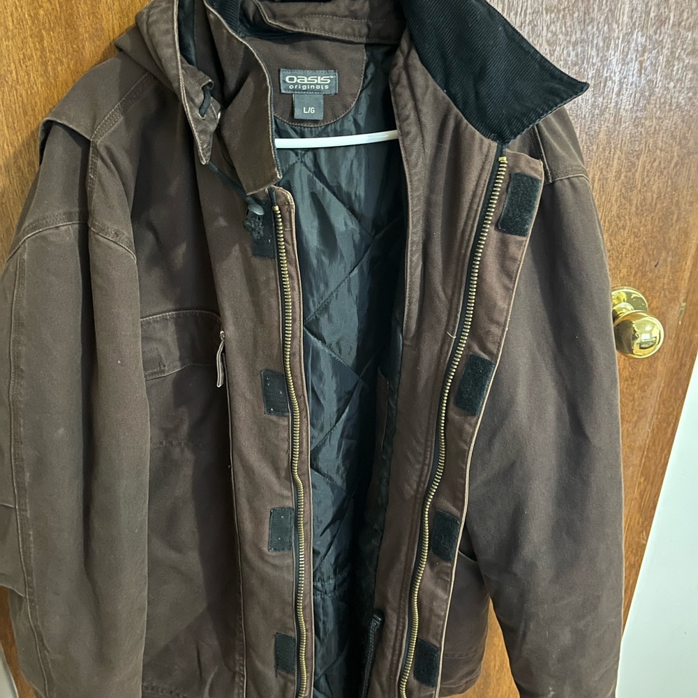 Oasis Men's Brown Work Jacket